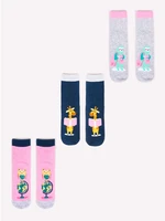 Detské ponożky Yoclub Yoclub_3Pack_Socks_SKA-0038G-AA00_Multicolour