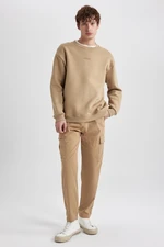 DEFACTO Gabardine Trousers Relax Fit Cargo Pocket Straight Leg