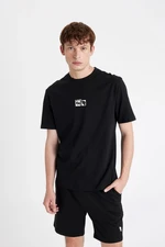 DEFACTO Regular Fit Crew Neck Printed Short Sleeve T-Shirt