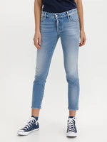 DSQUARED2 Jennifer Cropped Jeans Modrá