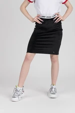 Tommy Jeans Skirt - TJW VELVET BODYCON SKIRT black