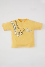 DEFACTO Baby Boy Crew Neck Animal Patterned Short Sleeve T-Shirt