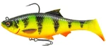 Savage gear gumová nástraha 3d roach rtf fs firetiger - 12 cm 34 g