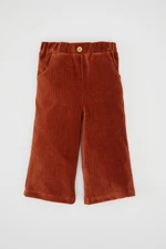 DEFACTO Baby Girl Regular Fit Elastic Waist Corduroy Trousers