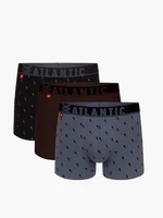 Boxer shorts Atlantic 3MH-174 A'3 S-2XL black-chocolate-grey 088