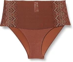 Dagi Brown Lace Detail High Waist Slip