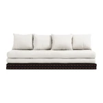 Sofa rozkładana z jasnobeżowym obiciem Karup Design Chico Natural