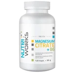 NutriWorks Magnesium Citrate + B6 - 120 kapslí