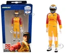 "NTT IndyCar Series" 28 Romain Grosjean Driver Figure "DHL - Andretti Autosport" for 1/18 Scale Models by Greenlight