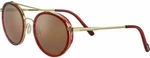 Serengeti Geary Red Streaky/Bold Gold/Mineral Polarized Drivers Gold Gafas Lifestyle