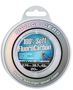 Savage gear návazcový vlasec soft fluorocarbon čirá-průměr 0,81 mm / nosnost 33 kg / návin 15 m