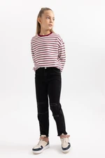 DEFACTO Girl Straight Fit Standard Leg Jean Trousers