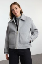 Trendyol Gray Oversize Coat