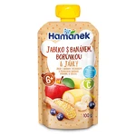 HAMÁNEK Jablko s banánom, čučoriedkami a pšenom 100 g