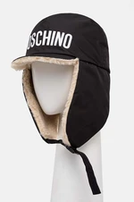 Čiapka Moschino čierna farba, M5806 60105