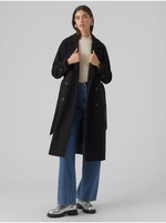 Women's black coat VERO MODA Fortunevega - Women