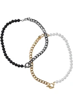 Necklace 2-pack - gold/gunmetal