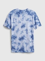 GAP Dětské tričko t-shirt z tuniką dla nastolatków tie-dye