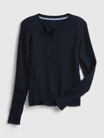 GAP Sweter dziecięcy uni cable cardi