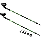 Spokey MEADOW II Hole Nordic Walking 2-dielne, anti-shock system, clear-green