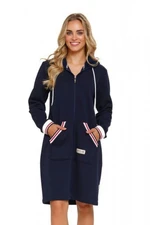 Doctor nap SMZ 4508 navy blue plus Dámský župan 2XL tmavě modrá