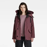 G-STAR Coat - Mid parka wmn purple