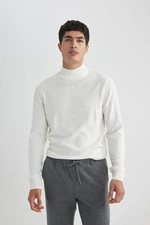 DEFACTO Slim Fit Slim Fit Half Turtleneck Basic Plain Knitwear Sweater