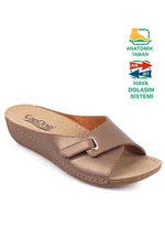 Capone Outfitters Capone Z0397 Copper Women's Comfort Anatomic Slippers