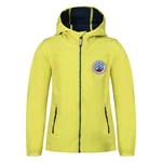 Kids softshell jacket ALPINE PRO OMANO sulphur spring