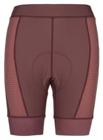 Women's cycling shorts Kilpi PRESSURE-W dark red