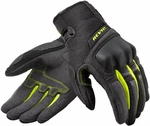 Rev'it! Volcano Black/Neon Yellow S Guantes de moto