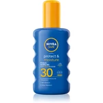 NIVEA SUN Protect & Moisture hydratační sprej na opalování SPF 30 200 ml