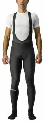 Castelli Entrata Bibtight Black 3XL Nadrág kerékpározáshoz