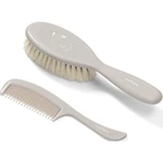 BabyOno Take Care Hairbrush and Comb sada Gray(pro děti od narození)