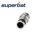 Superbat 10pcs 50 Ohm BNC Male Straight Crimp Attachment RF Coaxial Connector for Cable RG59