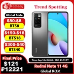 Global ROM Redmi Note 11 4G 50MP Triple Camera 6.5'' 90Hz Display MTK Helio G88 5000mAh 18W Fast Charge China Version