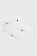 Ponožky Tommy Hilfiger 2-pack pánské, bílá barva, 701222187