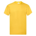 Original Fruit of the Loom Men's Yellow T-Shirt