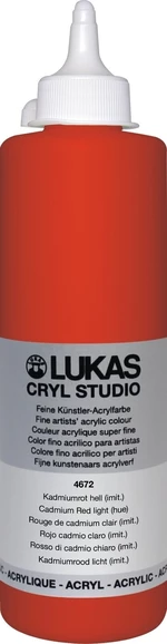 Lukas Cryl Studio Farba akrylowa 500 ml Cadmium Red Light Hue