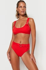 Trendyol Red Bralette Accessory Bikini Top
