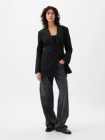 GAP Linen Blazer with Belt - Women