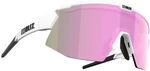 Bliz Breeze P52102-04 Matt White/Brown w Rose Multi plus Spare Lens Clear Okulary rowerowe