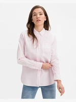 GAP Fitted Boyfriend Oxford Košile Růžová