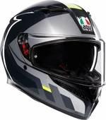 AGV K3 Shade Grey/Yellow Fluo 2XL Přilba