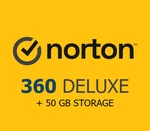 Norton 360 Deluxe 2024 EU Key (2 Years / 5 Devices) + 50 GB Cloud Storage