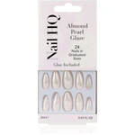 Nail HQ Almond umelé nechty Pearl Glaze 24 ks