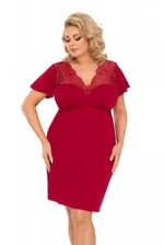 Donna Doris plus size Noční košilka 46/3XL burgundy