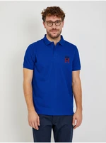 Tmavě modré pánské polo tričko Tommy Hilfiger - Pánské