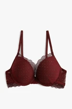 Koton Women's Burgundy Bra