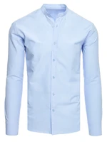 Men's Solid Color Blue Dstreet Shirt